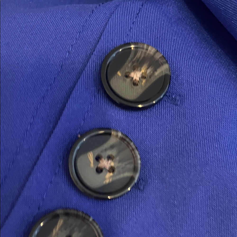 Roaman's 26w Women's Royal Blue Suit Jacket brand new - Picture 4 of 7